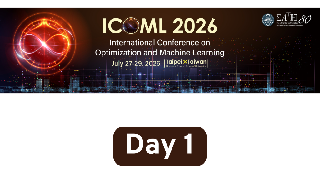 ICOML_Day 1